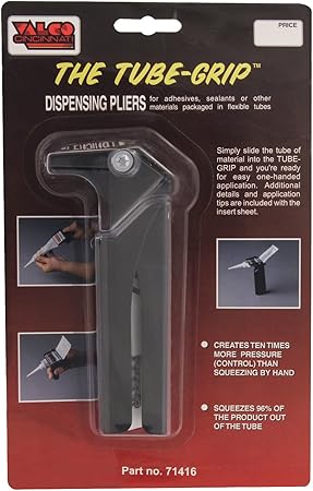 Amazon Com Valco Cincinnati 71416 Tube Grip 2 Dispensing Plier With Sealant Dispensing Tool Automotive