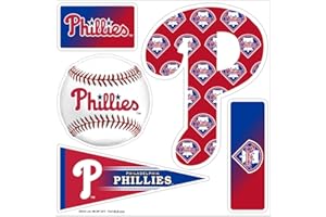 BRAX MLB Philadelphia Phillies "5-Piece" 3D Multi-Magnets
