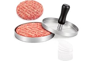 Hamburger Patty Maker, Non-Stick Burger Press Patty Maker, Food Grade Hamburger Smasher with Heat-Insulated Frosted Handle,wi