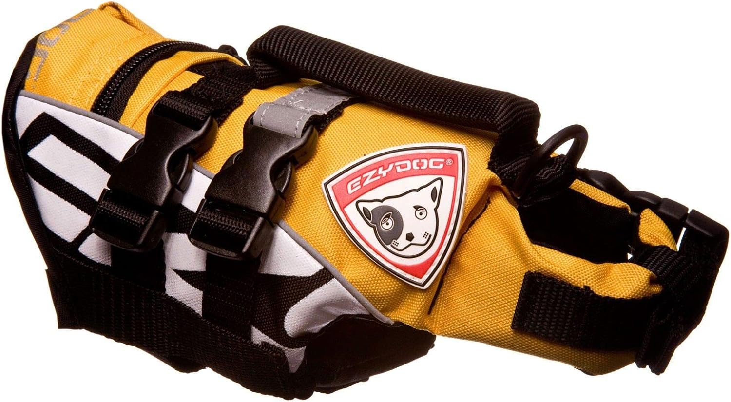 EzyDog Chaleco Salvavidas para Perros Pequeños - DFD Micro - Ideal para Natación y para Que tu Cachorro esté Seguro en el Agua, Perros Seguridad Natación Ropa (XS,Amarillo)