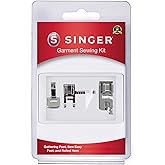 Singer Garment Presser Feet Kit | Ideal for Garment Sewing, Alterations, and Repairs | Includes Gathering, Rolled Hem & Sew E