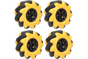 HYUDUO Mecanum Wheel 60mm, OmniDirectional Smart Robot Car Parts, Robot Accessories, DIY Toy Components