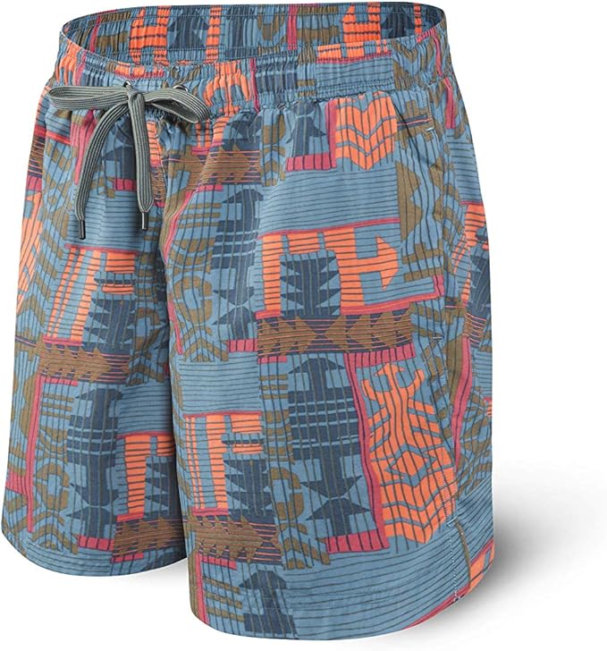 Amazon Saxx メンズ スイムショーツ キャノンボール 2n1 ロングスイムトランクス ポケット付き ボードショーツ メッシュ裏地付き ショートパンツ 通販