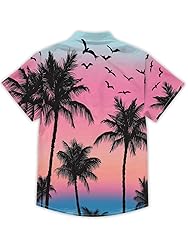 Hawaiian Shirts for Men Summer Beach Casual Short