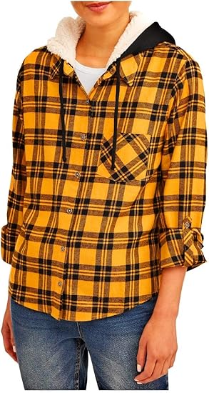 flannel hoodie amazon