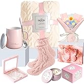 Birthday Gifts for Women Self Care Baskets Set Relaxing Care Package Basket Set Get Well Soon Package for Women Happy Birthday Gifts for Her, Mom, Sister, Wife, Girlfriend, Coworker