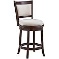 Ball & Cast Swivel Barstools, 24Inch-1pc, Taupe & Cappuccino