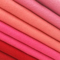 4pcs Thick 1.4mm Soft Felt Fabric Sheet Assorted