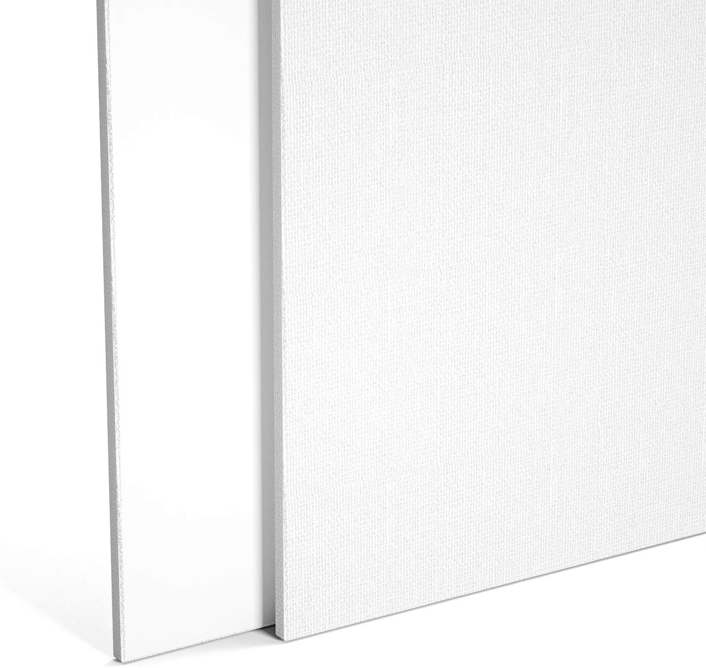 GOTIDEAL Canvas Panels 8x10" inch Set of 10, Professional Primed White Blank- 100% Cotton Artist Canvas Boards for Painting, Acrylic Paint, Oil Paint Dry & Wet Art Media