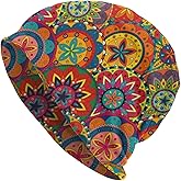 Boho Beanie Chemo Hat Cancer Headwear Knitted Hats Baggy Slouchy Scarf Cap for Adults Women Men