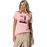 Columbia Womens Ruby Springs Graphic Fitted Short Sleeve