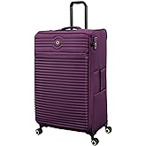 It Luggage Circulator 32" Softside Checked 8 Wheel Expandable Spinner, Italian Plum