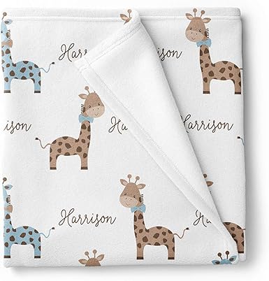 giraffe baby blanket