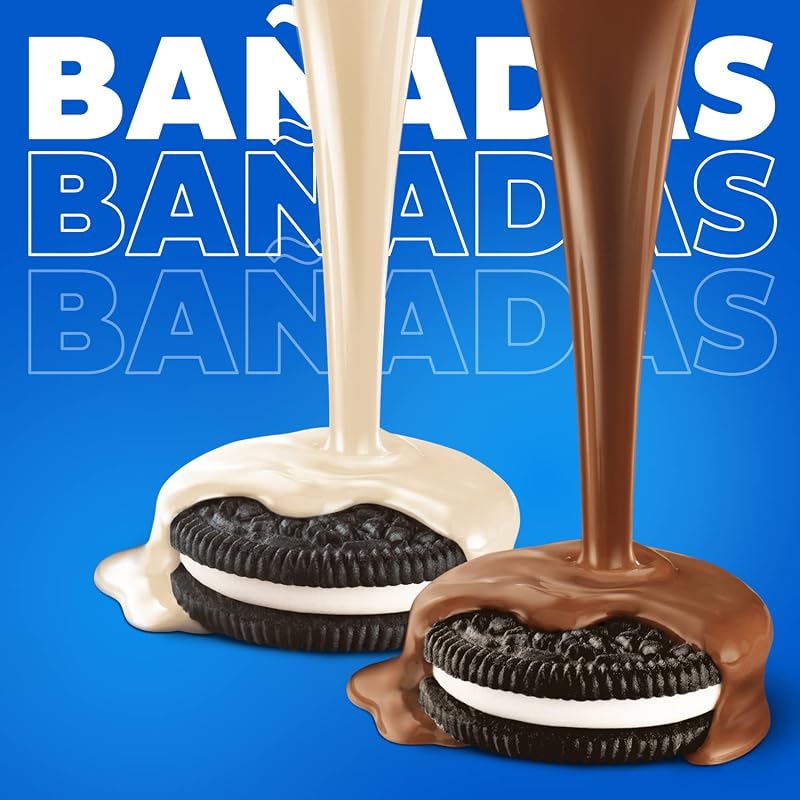 Banadas Bianco, Biscotti con copertura al Gusto di Cioccolato Bianco, Il tuo OREO avvolto da una Golosa Copertura di Cioccolato, 6 monoporzioni da 41g, 246 g