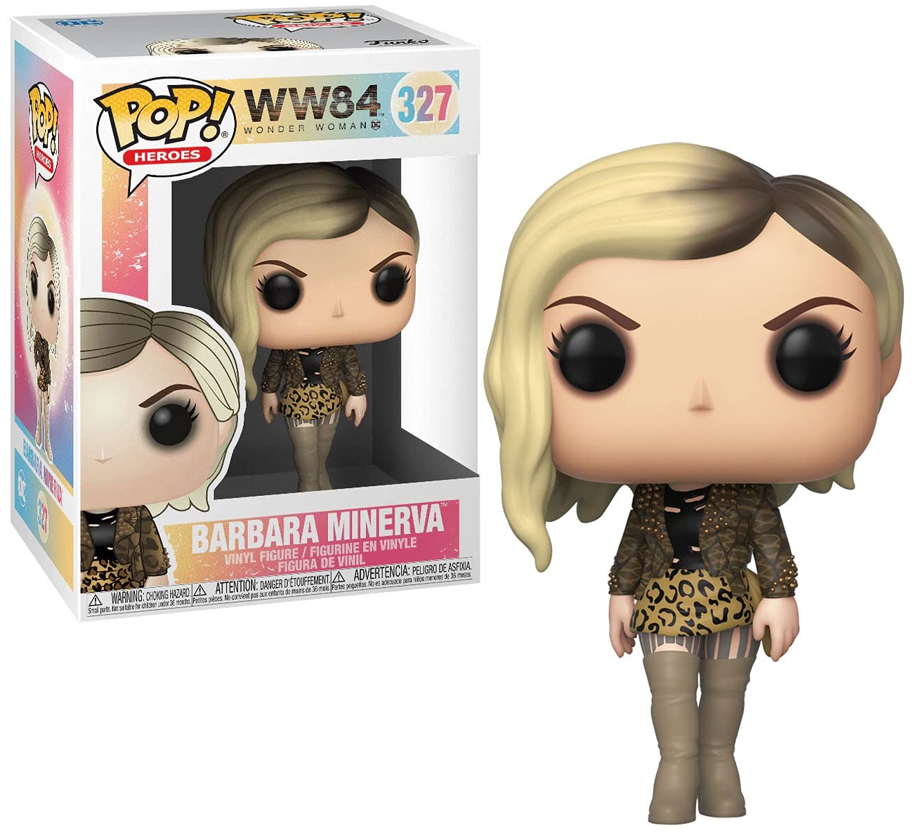 Funko POP! Heroes: WW 1984- Dr. Barbara Ann Minerva In Spike Outfit - Wonder Woman 1984 - Collectable Vinyl Figure - Gift Idea - Official Merchandise - Toys for Kids & Adults - Movies Fans