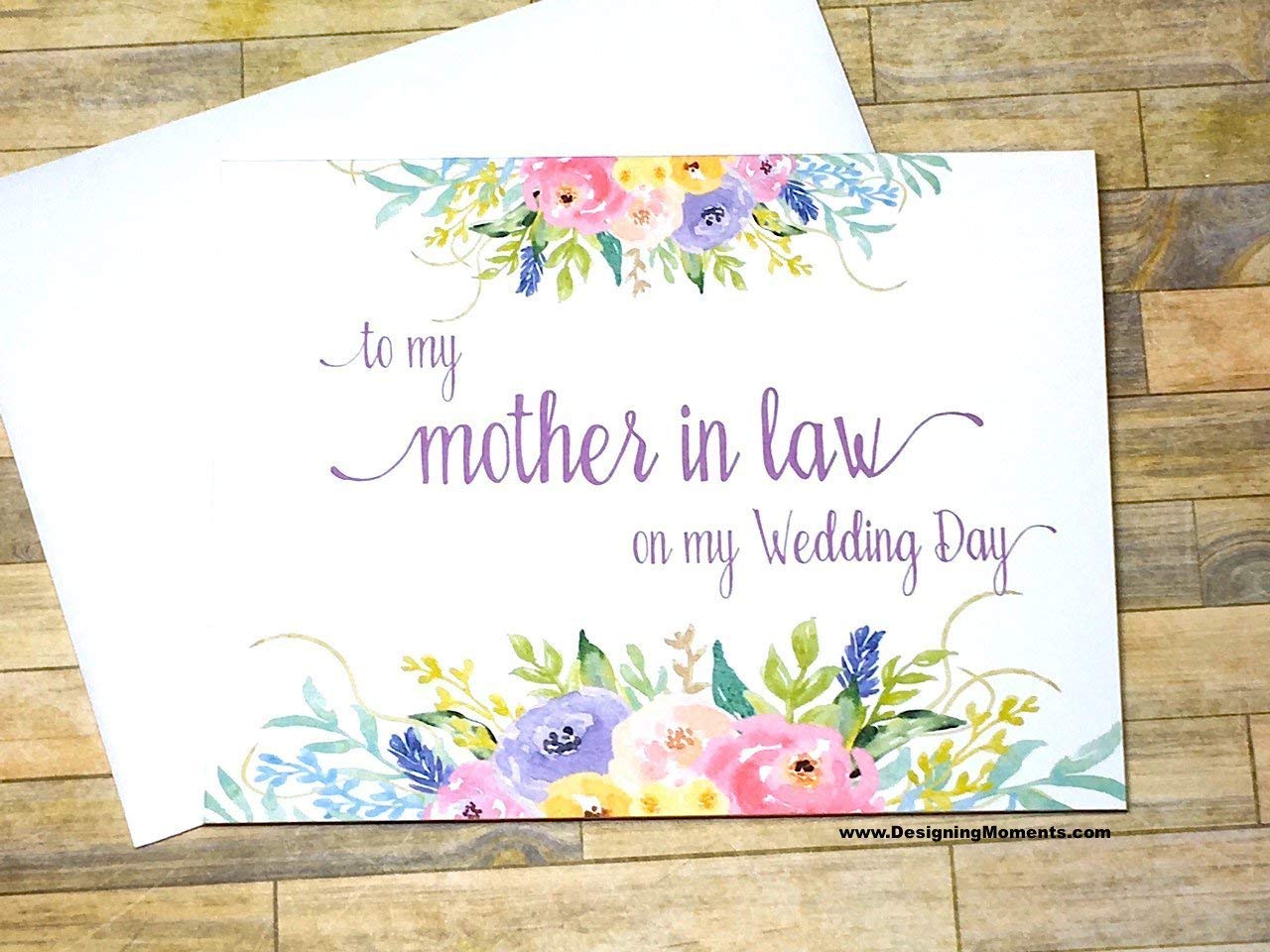 card to mother in law on wedding day