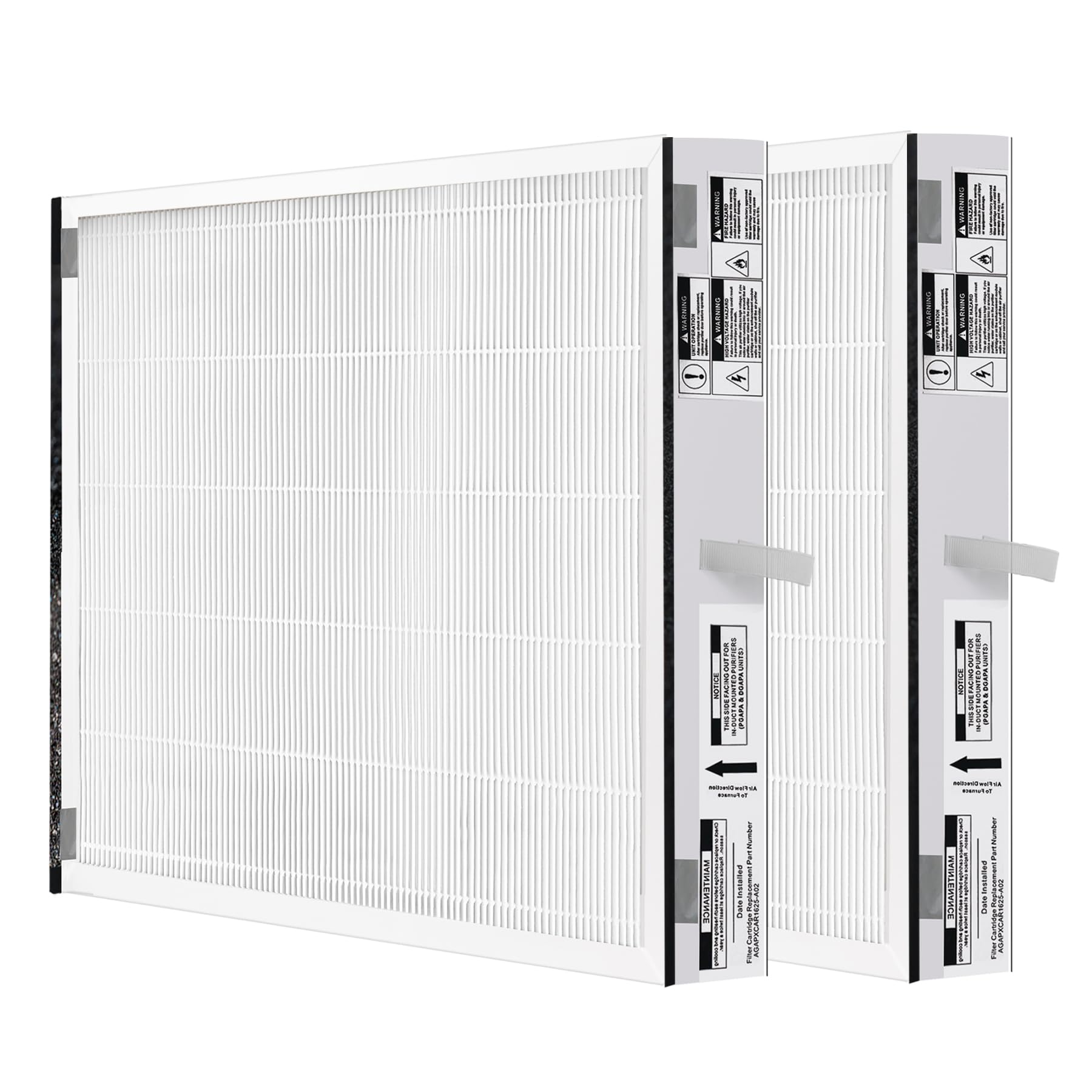 Photo 1 of 2 Pack AGAPXCAR1625-A02 16x25x3 MERV 16 Replacement Filter, Compatible with Bryant/Carrier PGAPXCAR1625-A02, PGAPXCAR1625-A01, PGAPXCAR1625 and AGAPXCAR1625-A02 AGAPXCAR1625 Air Filter