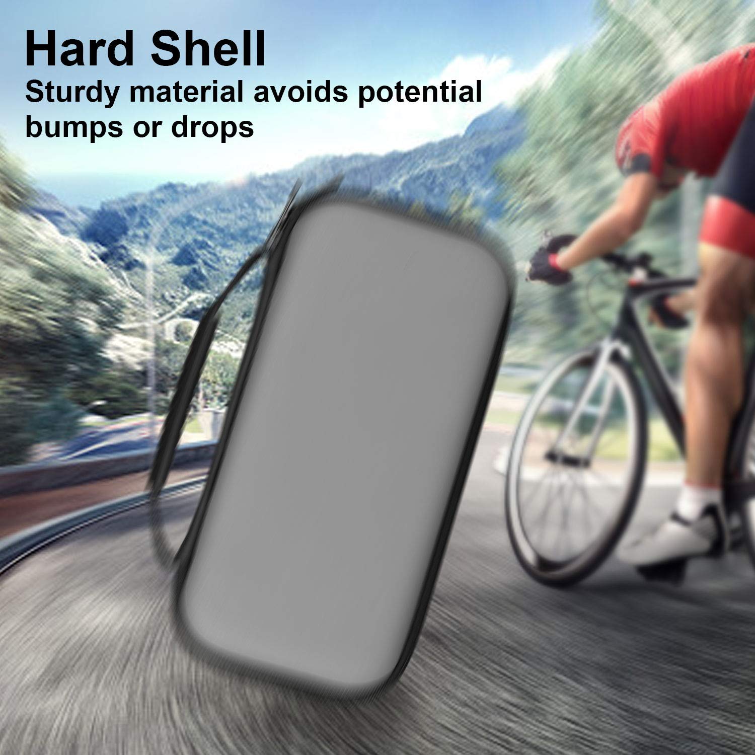 Halnziye Carrying Case for Nintendo Switch Lite - Portable Hard Shell Travel Case with 2-Pack Tempered Glass Screen Protector for Nintendo Switch Lite & Accessories (Gray)