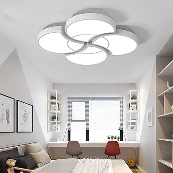 Shiem Led Kreative Kinderzimmer Lampe Junge Cartoon Personlichkeit Zimmer Lampe Madchen Warme Romantische Schlafzimmer Deckenleuchte F52cm Weisses Licht B Amazon De Kuche Haushalt