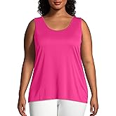 JUST My Size Womens Cooldri Performance Scoopneck Tank Top