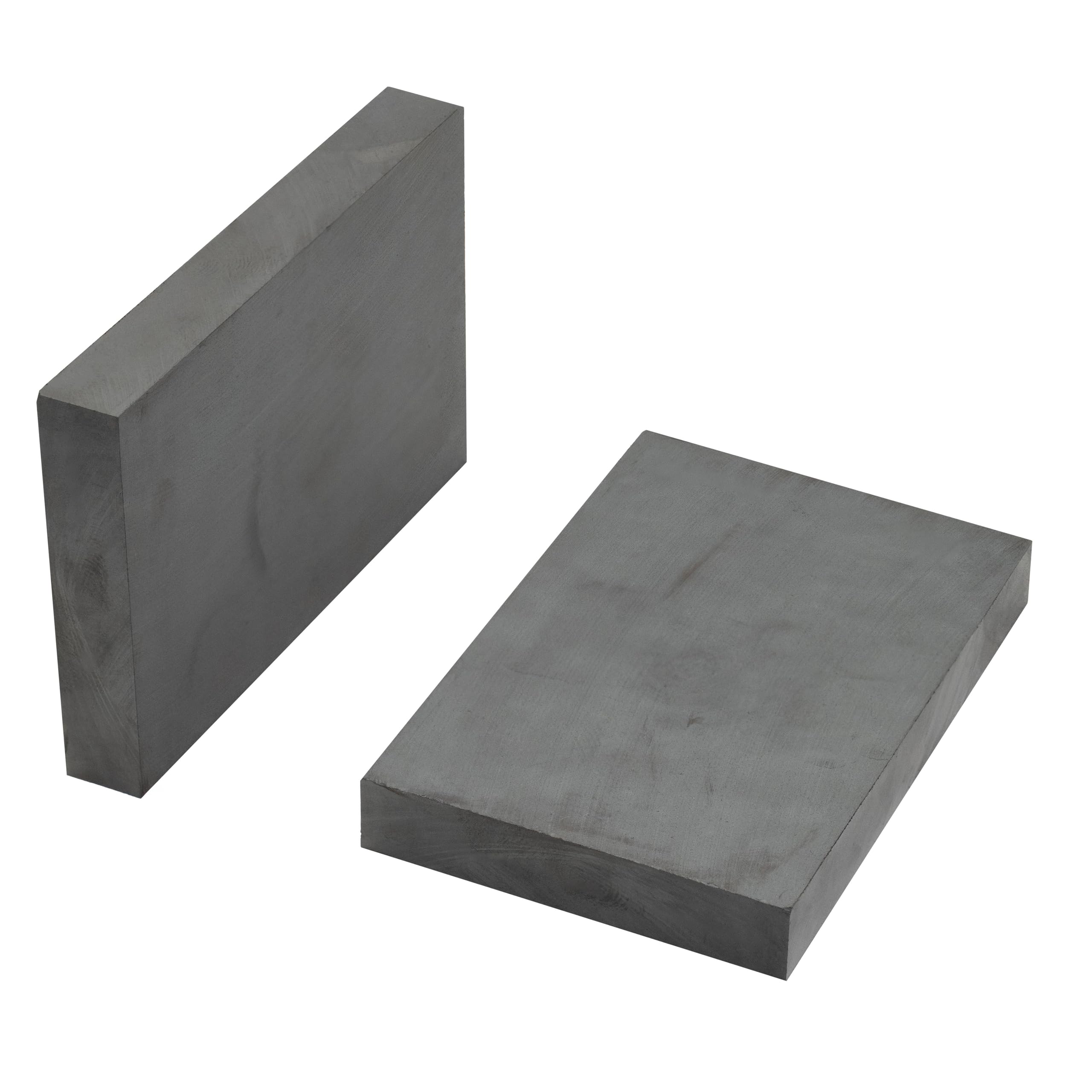 Y30BH Ferrite Magnet for Arts, Crafts, Model Making, DIY and Hobbies - 75mm x 50mm x 10mm thick - 4.5kg Pull - Pack of 2