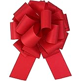 HCHENBOW 14 Inch Big Red Bow,1Pcs Big Bow for Present,Big Gift Bow for Appliances,Bikes,Table Decorations and Party Events Decoration