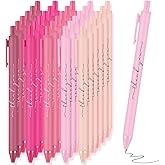 Dispowreath 30pcs Thank You Pen Bulk Cute Server Pens, Pink | Employee Appreciation Gift for Server, Wedding Favor, Teacher, Nurse Staff, Baby Shower, Ideal for Vet Tech Medical Assistant