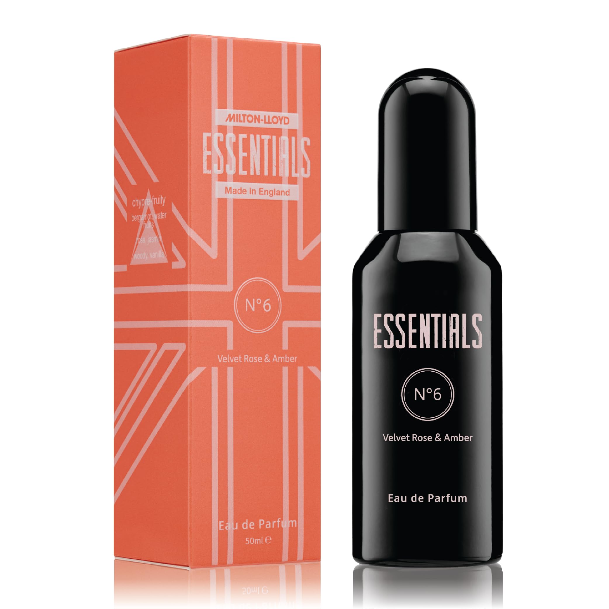 MILTON-LLOYD ESSENTIALS No 6 Perfume for Women. 50ml Eau de Parfum. Luxury Fragrance - Ladies Perfume, Long Lasting Womens Perfumes by Milton-Lloyd