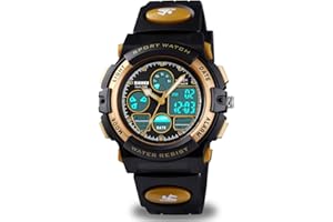 cofuo Kids Digital Sport Watch, Boys Girls Waterproof Sports Outdoor Watches Children Casual Electronic Analog Quartz Wrist Watches with Alarm Stopwatch