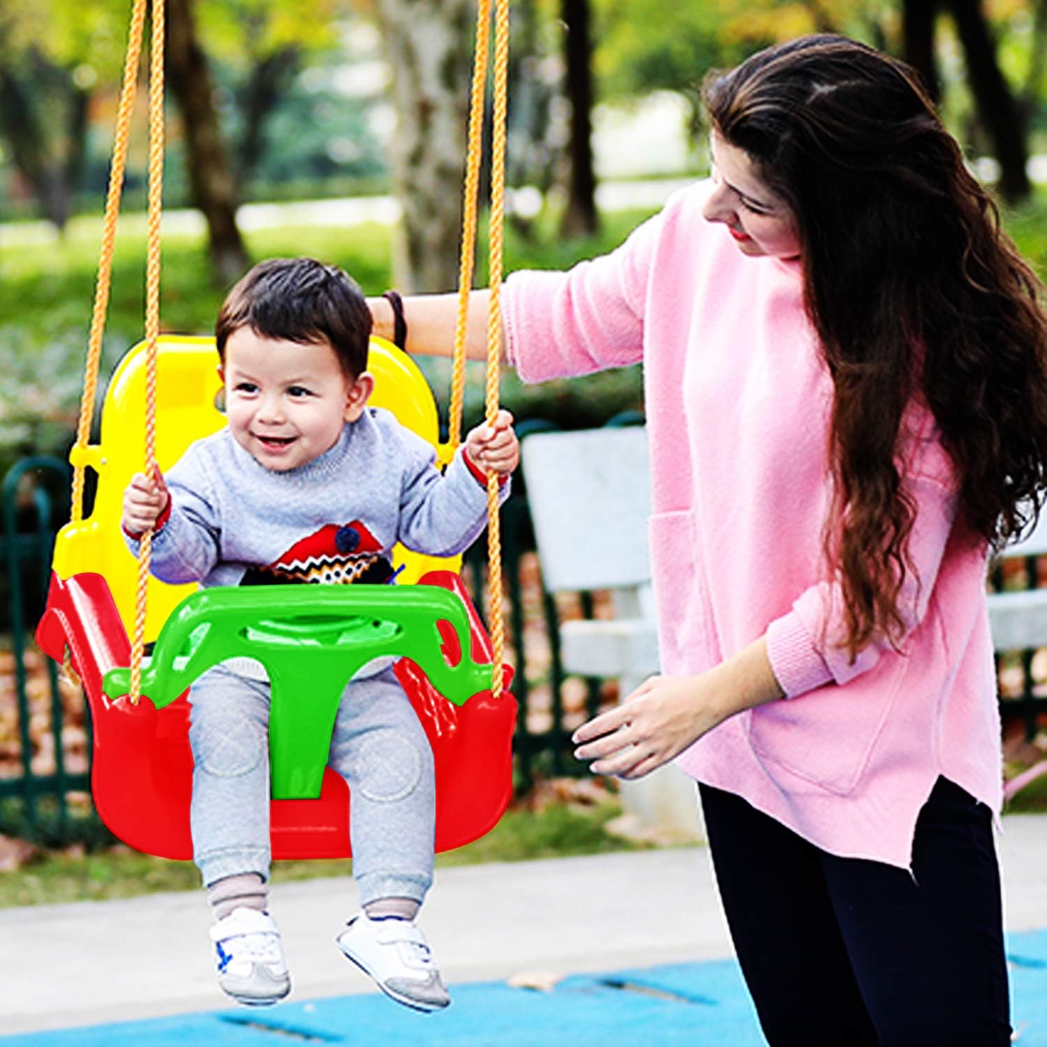 snug and secure baby swing