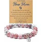 New Mom Gifts for Women Mommy to Be Bracelet Pregnancy Announcement Jewelry Gifts First Mothers Day Gift for New Mom Bracelet Pregnancy Gift for Mother Best Friend Sister Wife Christmas Birthday