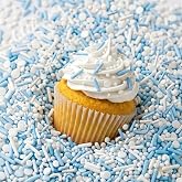 Manvscakes, No Artificial Dyes, Blue Sprinkles, Natural Sprinkles, Gluten Free, Birthday Sprinkles, Blue Cake Decorations, St