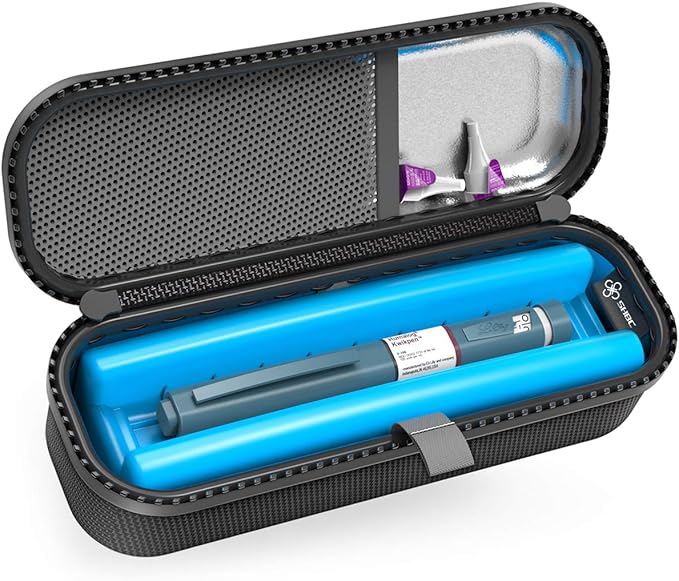 SHBC Upgraded Cold Effect PCM Insulin Pen Carrying Case Portable Medical Cooler Bag