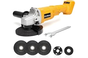 ANDERLAX Angle Grinder for DeWalt 20V MAX Battery, 7000 RPM Brushless Motor Cordless Angle Grinder, 3 PCS 4-1/2" Blades for Cutting, Griding, Polishing, etc. (Battery NOT Included)