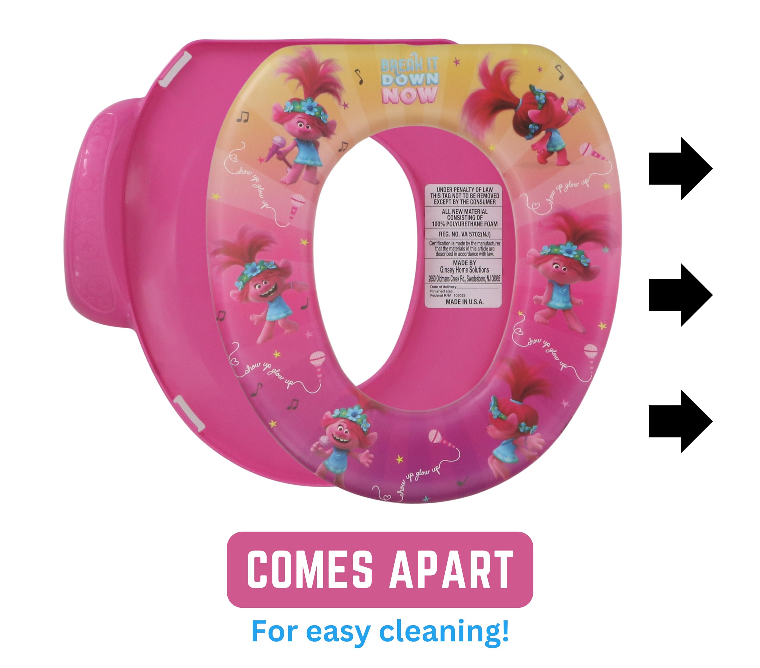 NBC Universal Trolls Soft Potty Seat
