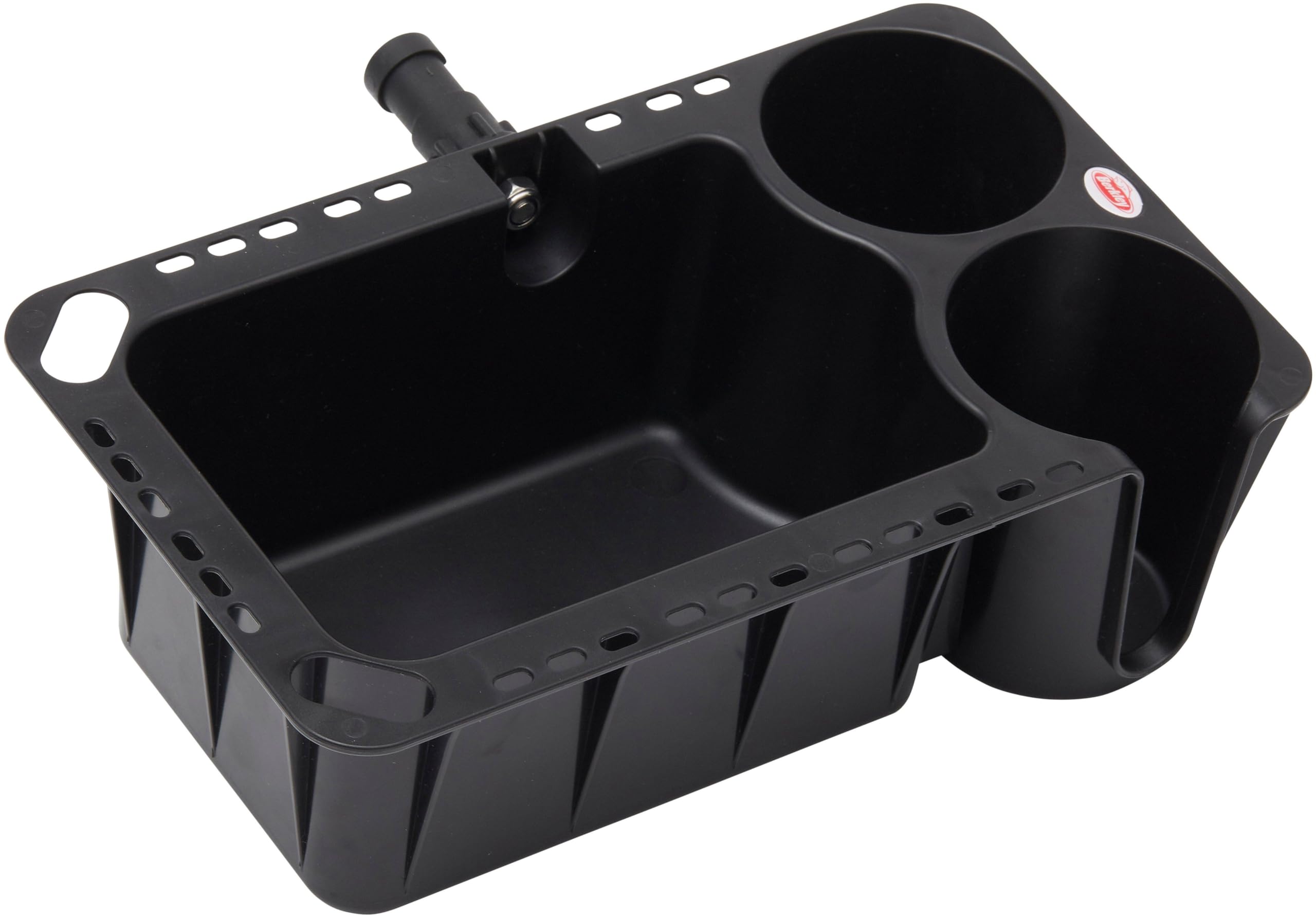 Berkley Boat Fishing Organiser With Cup Holder – Keep Valuables & Hydration Close at Hand, Ideal for Inflatable, Belly Boat or Other Fishing Vessel