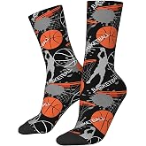 JKJOJIA Novelty Socks Cool Skull Casual Crazy Dress Socks For Unisex Hiking Running
