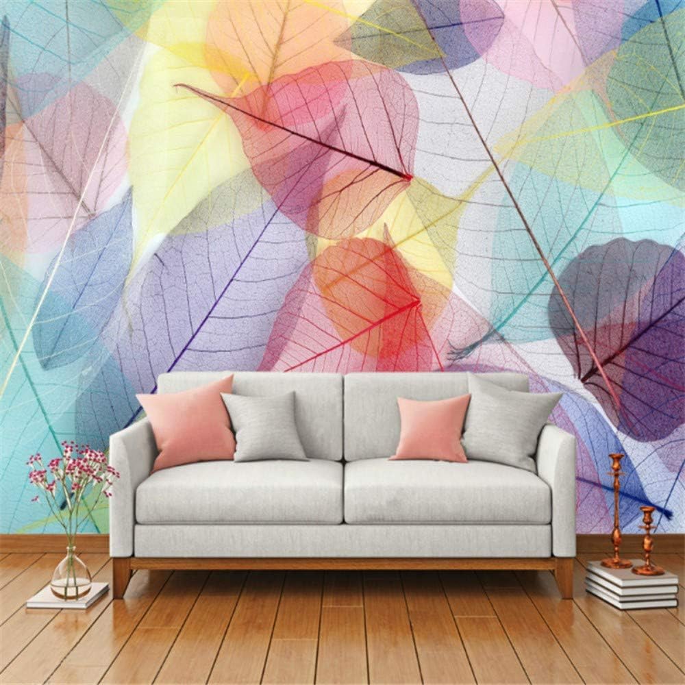 Yuanlingwei Mural Wallpaper Custom Modern 3d Photo Murals Wallpaper Simple Texture Art Leaves Tv Sofa Background Wall Home Decor 50cm H X 70cm W Amazon Co Uk Diy Tools
