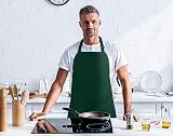 Utopia Kitchen Adjustable Bib Apron with 2 Pockets Green - Water-Resistant view 7