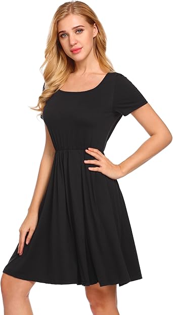 above the knee dresses casual