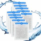 10 Pack Large Replacement Filter Cartridges Compatible for QuietFlow Power Filter Size 20,30,50,55/75