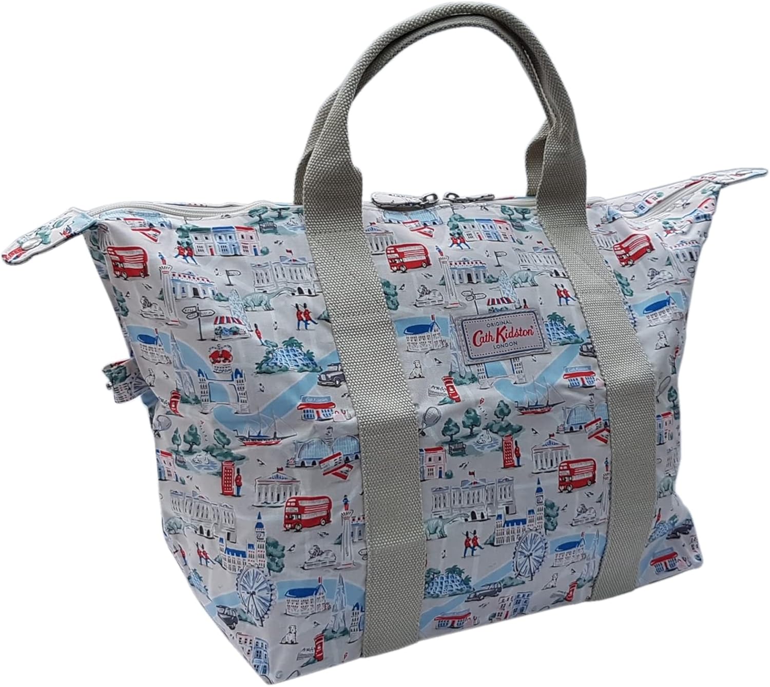 Cath Kidston London Map Foldaway Shopper Overnight Bag and Pouch in