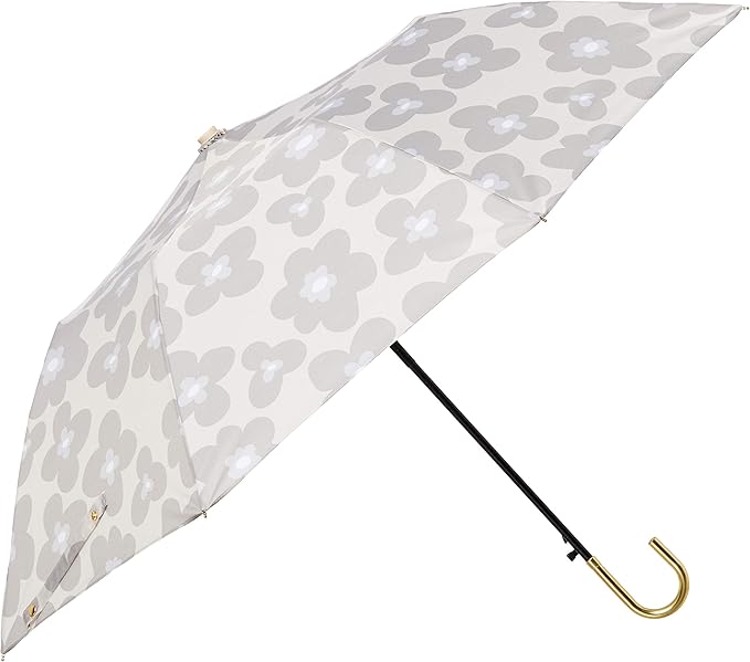 Amazon Co Jp ムーンバット Moonbat ムーンバット Estaa エスタ フラワー コンパクトジャンプ傘 折りたたみ傘 雨傘 シンプル オシャレ かわいい レディース 晴雨兼用 ｕｖカット ベージュ 31 230 01 ベージュ 親骨の長さ 55 服 ファッション小物