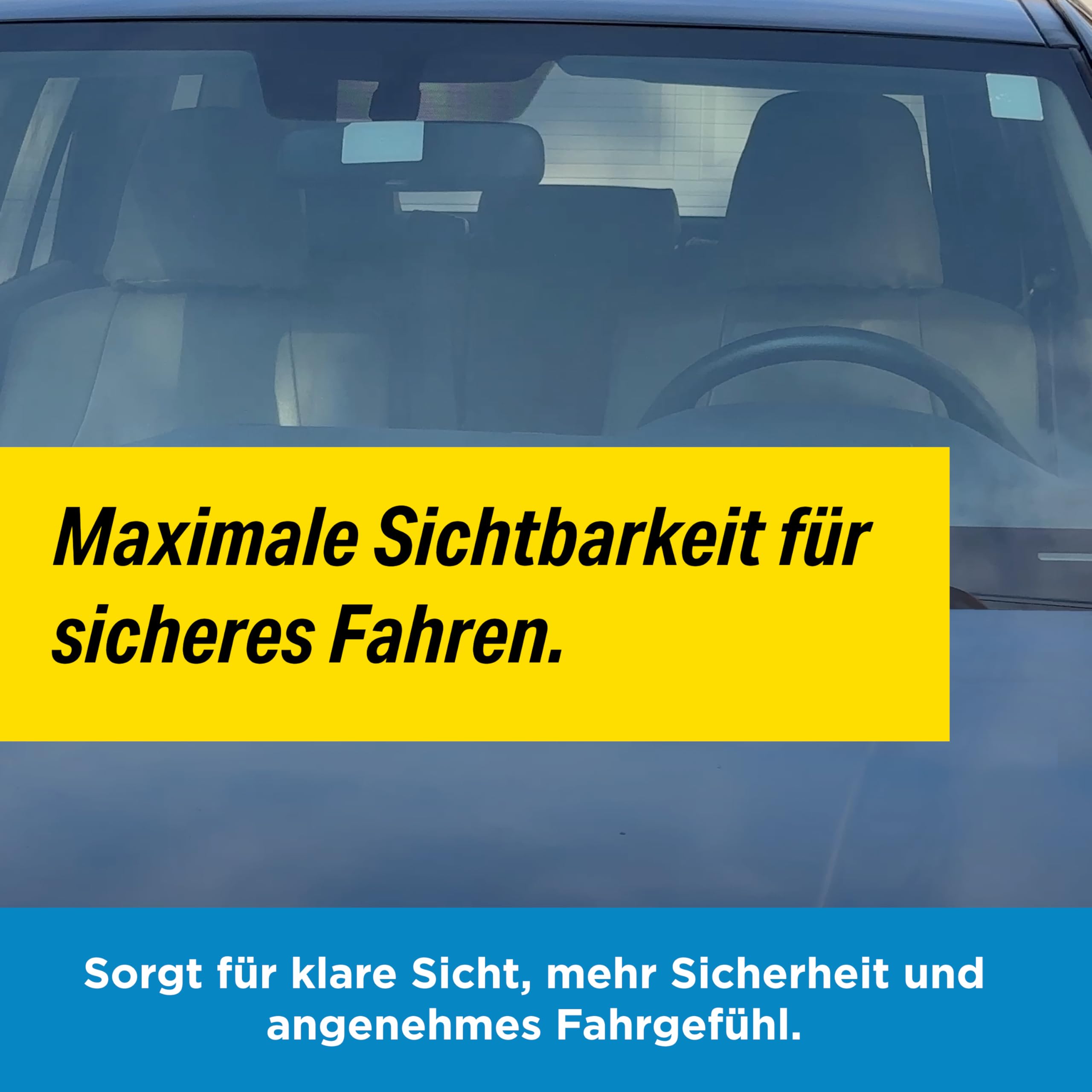 Rain-X 2-in-1 Scheibenreiniger - Regenabweiser - Streifenfreie Reinigung - Schutz vor Schmutz, Schnee und Insekten - 500 ml 6