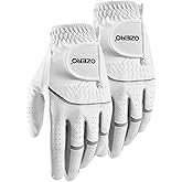 OZERO Golf Gloves Men: Breathable Comfortable Rain Mens Golf Glove with Flexible Grip Box Gift for Golfer - Worn on Left Hand