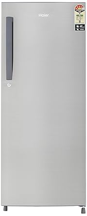 Haier 220 L 4 Star Direct Cool Single Door Refrigerator(HED-22FSS, Shiny Steel)