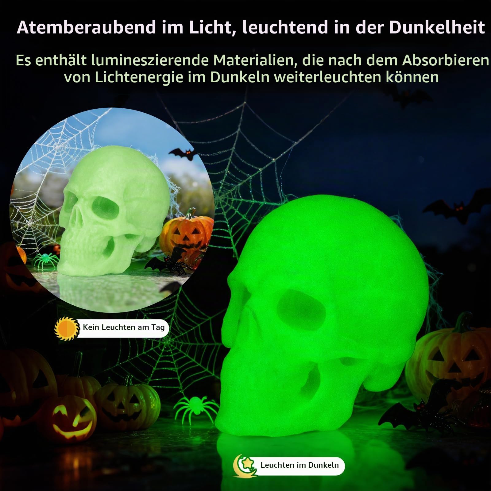 IEMAI PETG Filament 1.75mm 1Kg, Leuchtendes Grün PETG 3D Drucker Filament, Kompatibel mit Bambu Lab, AMS, AMSLite, Maßgenauigkeit +/-0.02mm 2