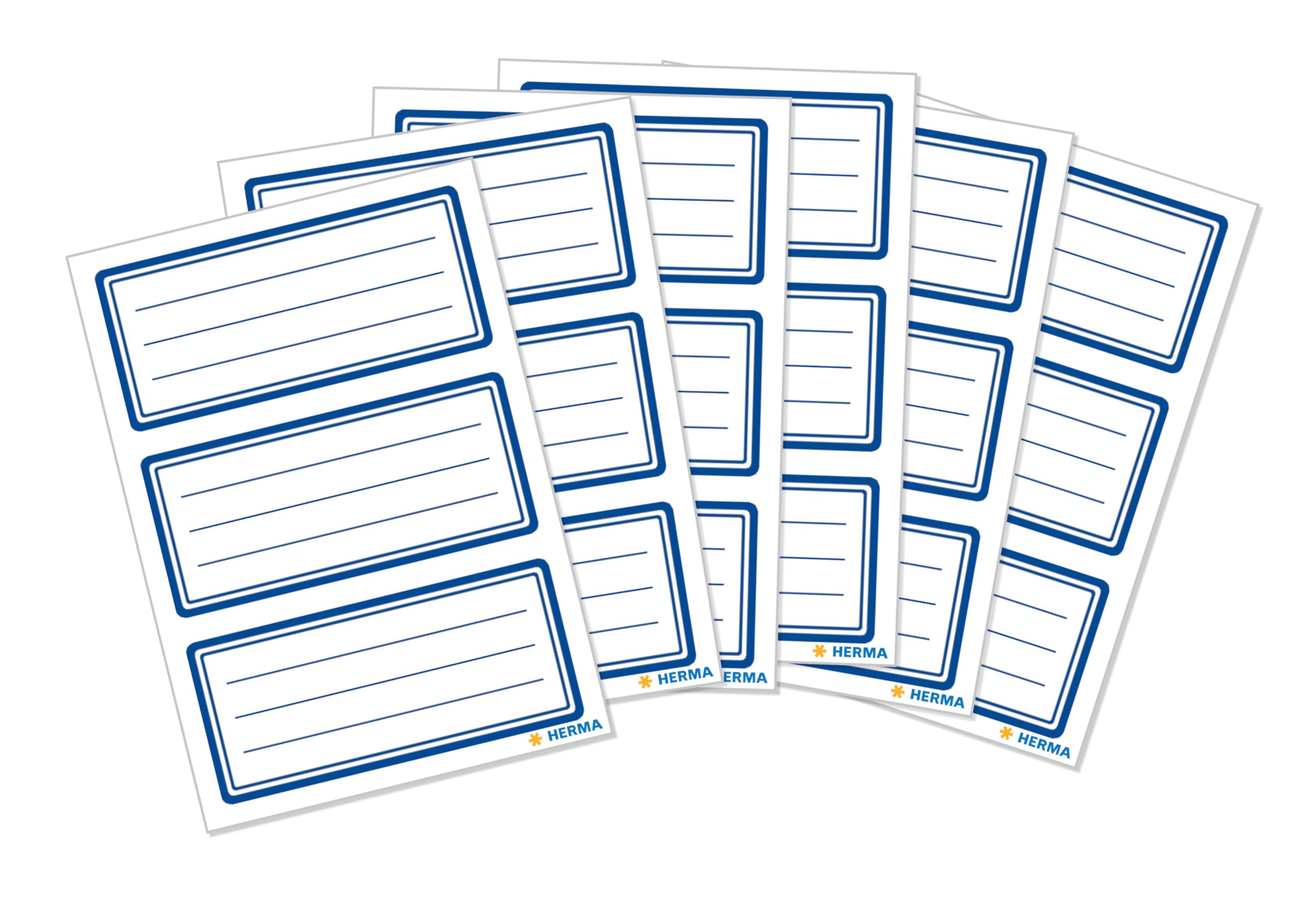 Herma 5798 Book and Handle Signs Sign Blue Outline, 18 Labels