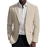 PJ PAUL JONES Mens Casual Blazer Sport Coats Two Buttons Lightweight Suit Jacket