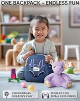 Naturally KIDS Purple Unicorn Backpack for Girls Toddler Gifts view 5